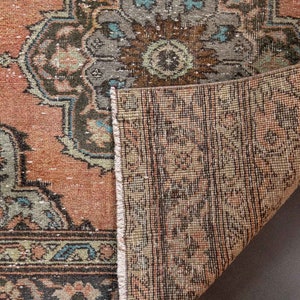 12 x 2.8 ft 366 x 88 cm Pastel Colors Rug, Bohemian Rug, Hallway Rug, Wool Rug, Corridor Rug, Kitchen Carpet, Anatolian Rug, Oushak Rug image 7
