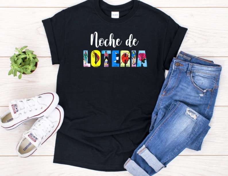 Noche de Loteria shirt Loteria Tshirt Loteria shirt Etsy