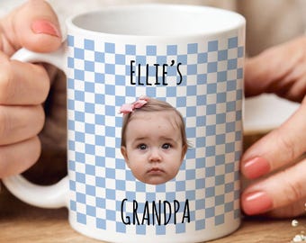 Funny Grandpa Mug Gift for Father’s Day | Cute Coffee Mug for Grandpa from Grandkids | Funny Birthday Gift for Poppy | Baby Face Grandpa Cup