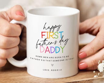 Happy first Father's day Daddy Coffee Mug | Mug for Daddy | Father's Day Mug Gift for Daddy | Personalised Mug Gift | Good Morning Daddy Mug