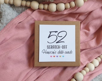 Scratchy 52 Date Cards a Year of Romantic date ideas, Gift for wedding, Gift for couples,  Anniversary unique ideas, Date idea, Couples game