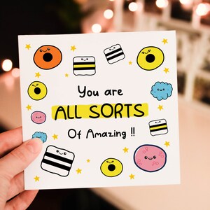 Personalised  You Are All Sorts Of Amazing - Funny Birthday Card