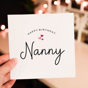 Personalised first birthday as Nanny birthday Card, Nanny Love From Baby, Card From Baby, Cute Birthday Card