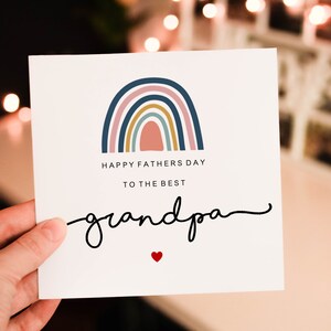 Personalised Special Grandad Fathers Day Card, Fathers day Card For Grandpa, Fully Personalised Amazing Grandad Gift, Grandpa wish card