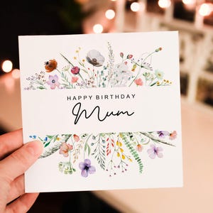 Personalised To a very special MUMMY Happy Birthday Card, Birthday card for MUM , Birthday Card for her, Minimalist Birthday Card