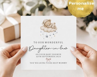 Personalised You're Having a Baby Card, New Baby Card, Baby Shower Card, Pregnancy Card, Baby Congratulations Card, Expecting Card