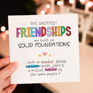 Personalised Birthday Card for Bestie, Birthday card for Best friend ,  Birthday Card for him for her, Special Minimalist Birthday Card