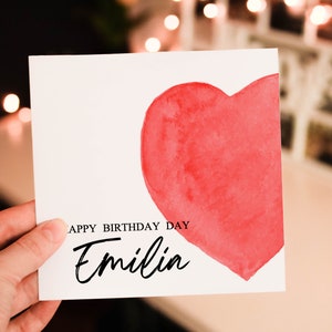 Personalised Happy birthday Card, Card for friend, Birthday Card by name, 15th Birthday Card, For Brother, For Him, 15 16 18