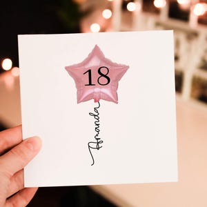 Daughter 18th Birthday Card, 18th Birthday Card For Girlfriend, Niece 18th Birthday Card, Milestone Birthday Card For Granddaughter