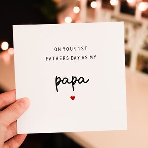 PersonalisedCard for Fathers day Card, Father Love From daughter / son, Poem card for father, Cute Fathers day gift, Gift for papa