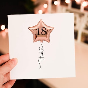 Daughter 18th Birthday Card, 18th Birthday Card For Girlfriend, Niece 18th Birthday Card, Milestone Birthday Card For Granddaughter