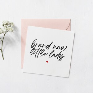 Personalised Special New Baby girl  Arrival Card, Card For Granddaughter , Fully Personalised Amazing Baby Gift, Baby card