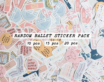 Ballet Stickers Pack | Random Dance Stickers | Ballerina Gift