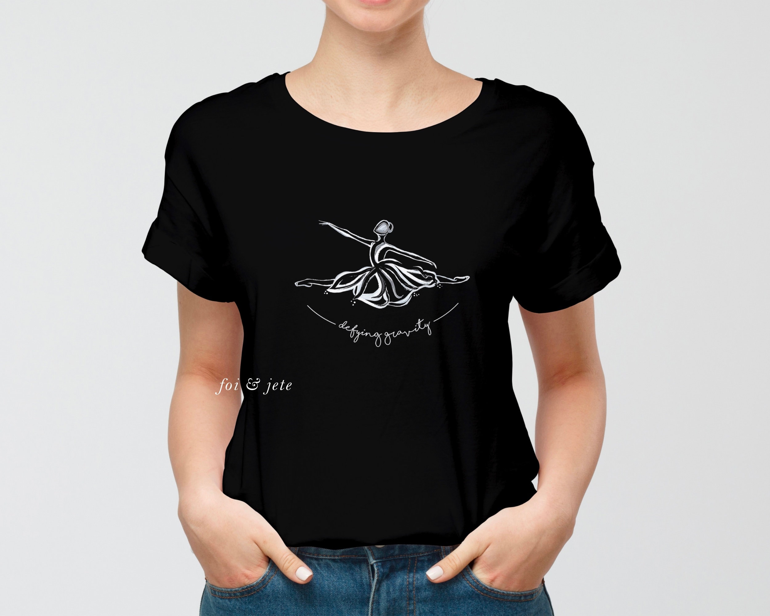Ballet Tshirt Design 2 Dance Class Tshirt Dance Shirt Etsy