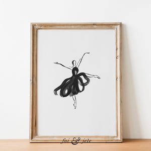 Ballet Art Print | Dancers Art Printable | Dancer Gifts | Wall decor | Digital Art Print | Dance Art Print | Ballerina Art | Fashion Art