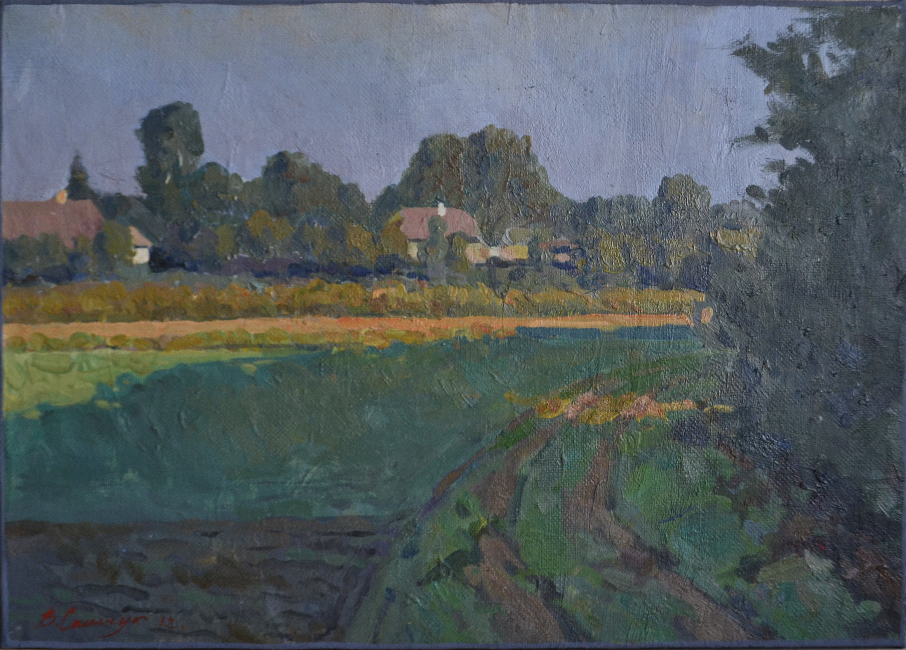 LANDSCAPE PAINTING Original oil painting on canvas by | Etsy