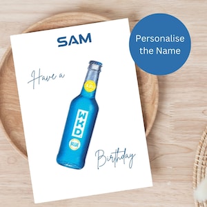 Personalisierte Geburtstagskarte / Haben Sie einen WKD Geburtstag / 5 "x 7" Karte