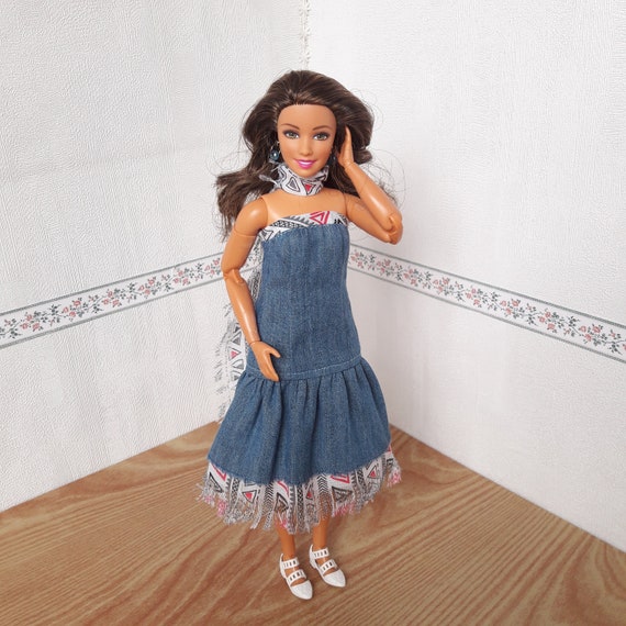 denim dress curvy