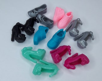 24 Chaussures = 20 aléatoire Sandale 4 imitations cristal Talons hauts pour poupée Barbie 