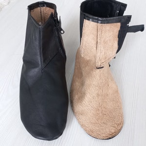 Genuine sheep leather Socks|Men and Women Socks|Khuffain Muslim Prayer Socks|Feet Warmer|Shoes Slippers