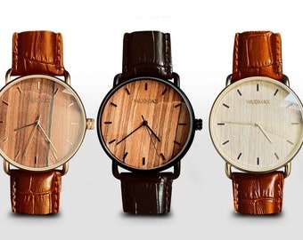 reloj de madera para mujeres, reloj de madera regalo personalizado para ella, reloj de madera para mujer, regalo del día de San Valentín para ella, reloj de madera para mujeres