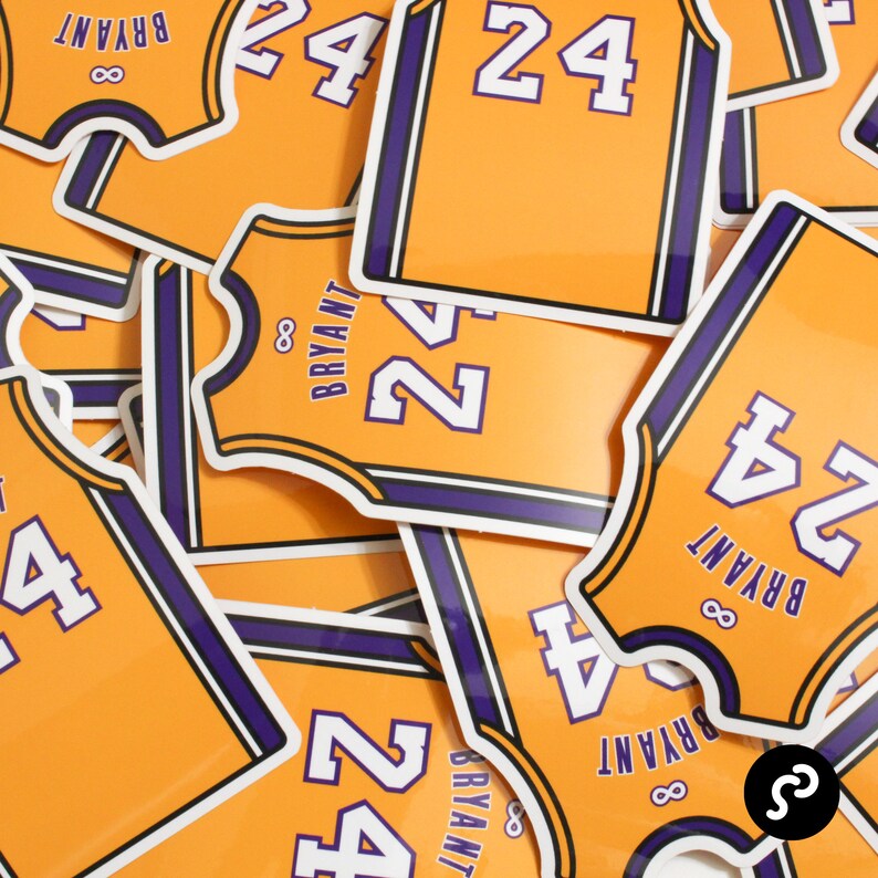 Kobe Bryant Vinyl Sticker Etsy