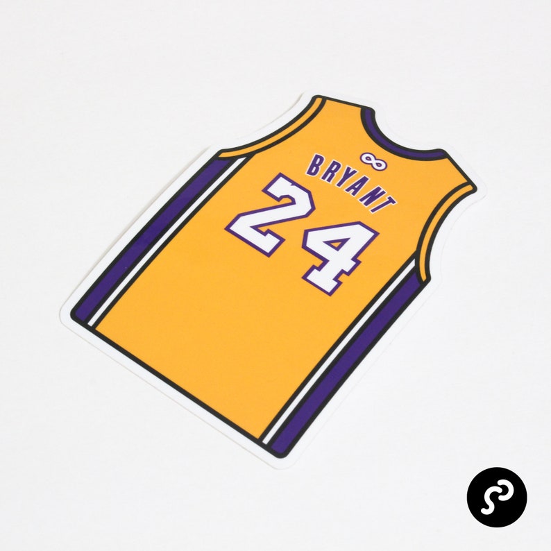 Kobe Bryant Vinyl Sticker Etsy