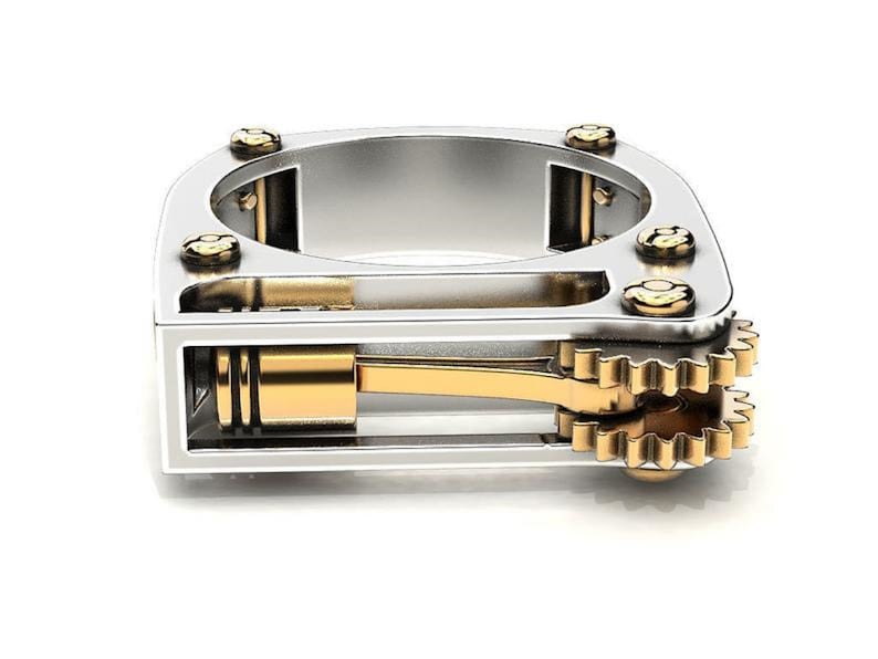 Unique Engine Working Piston Ring Mechanics Ring Biker Ring Engine Piston Ring Vehicle Engine Parts Ring