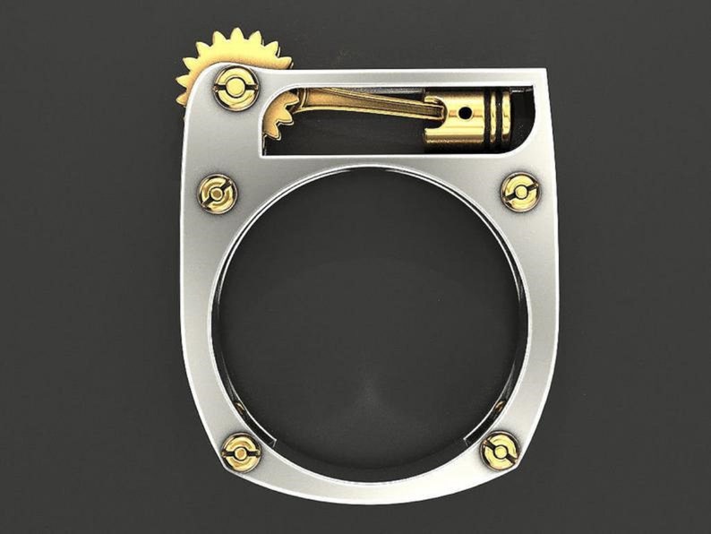 Unique Engine Working Piston Ring Mechanics Ring Biker Ring Engine Piston Ring Vehicle Engine Parts Ring
