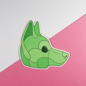 Foam Fursuit Head Sticker | Fursuit WIP Sticker