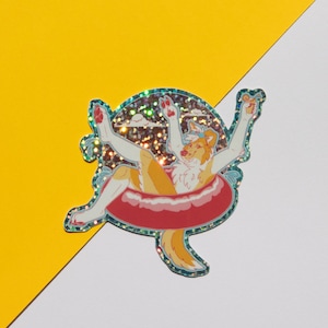 Soggy Doggy Sticker | Holographic Sticker