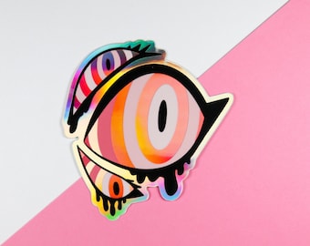 Eyes Sticker | Holographic Sticker