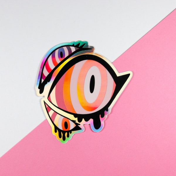 Eyes Sticker | Holographic Sticker