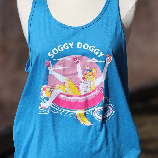 Soggy Doggy Tank | Anthro Furry Dog Tank Top