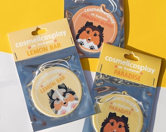 Ambientador para coche con aroma a razas de perros / Aromas de aceites esenciales