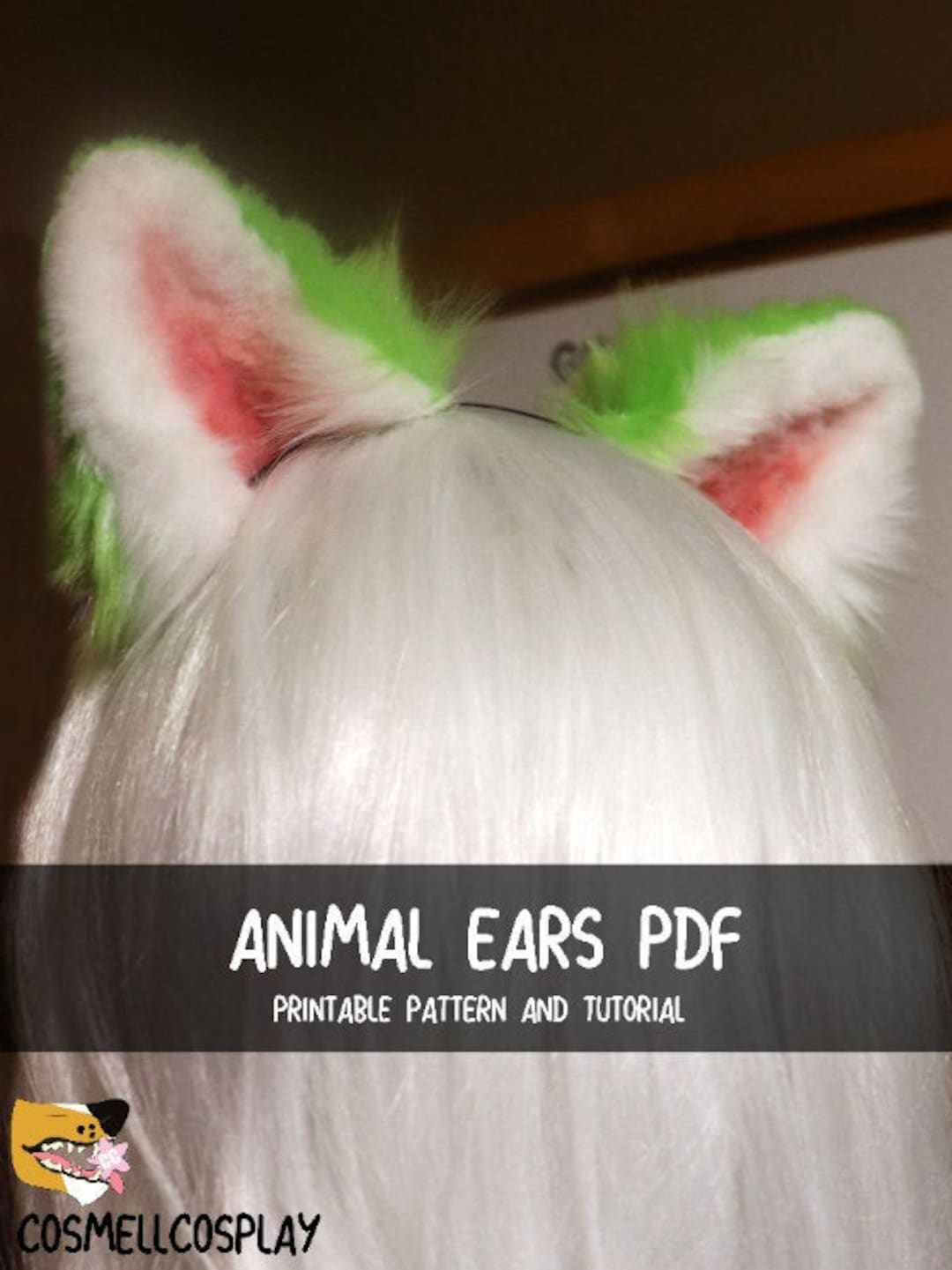 Animal Ear Tutorial PDF Cat Ears Cosplay Tutorial Etsy