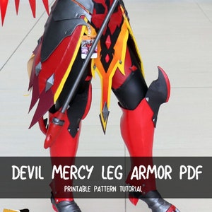 Devil Mercy Leg Armor Pattern | Overwatch Cosplay Tutorial