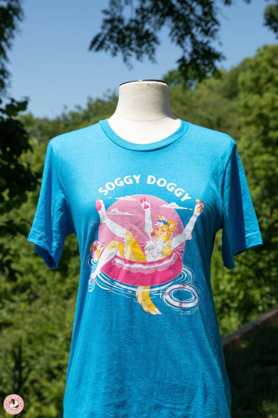 Soggy Doggy T-Shirt | Anthro Furry Dog Tee