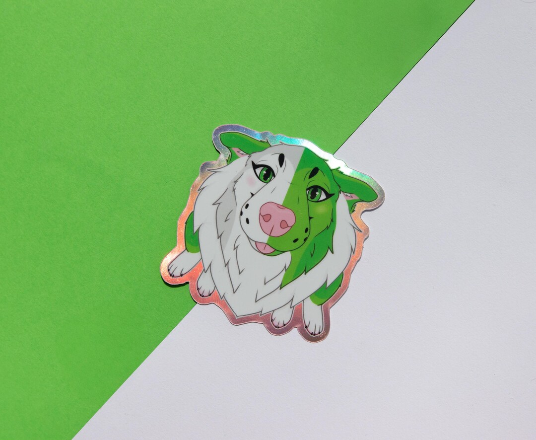 Lotus Blep Sticker | Fursona Sticker - Etsy