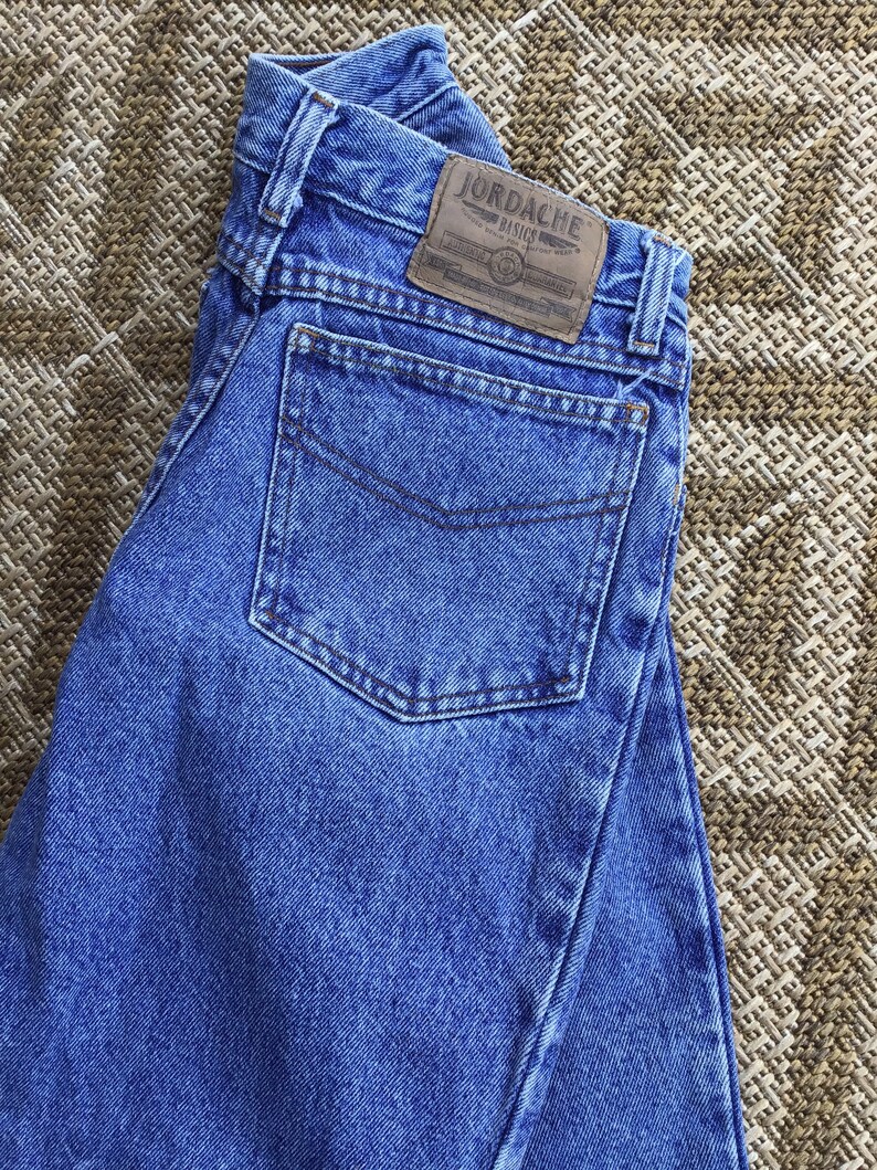 Retro Vintage Jordache High Waisted Denim Jeans 80s Mom - Etsy