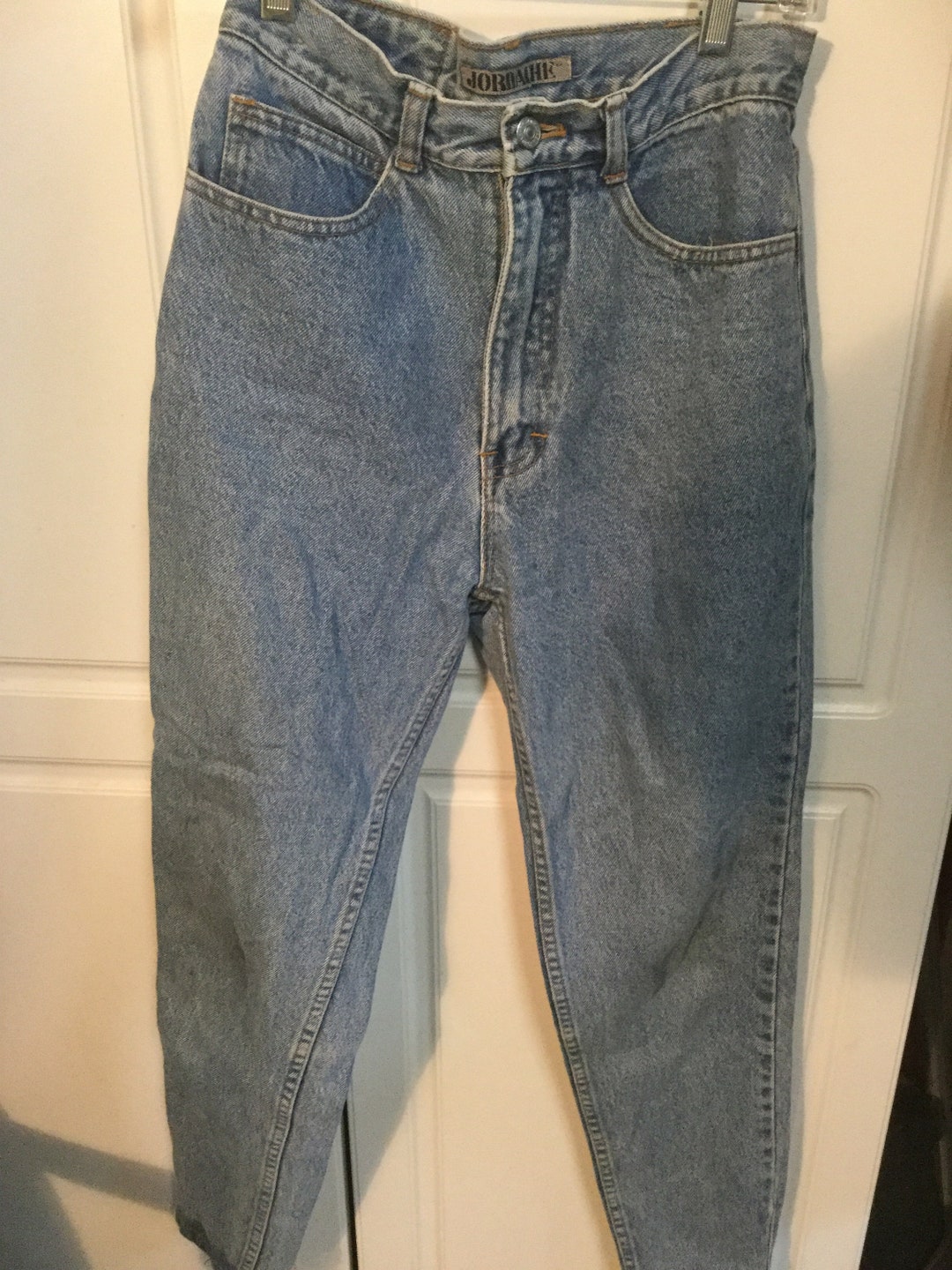 Vintage 80s JORDACHE Basic Blue Denim Jeans Straight Leg - Etsy