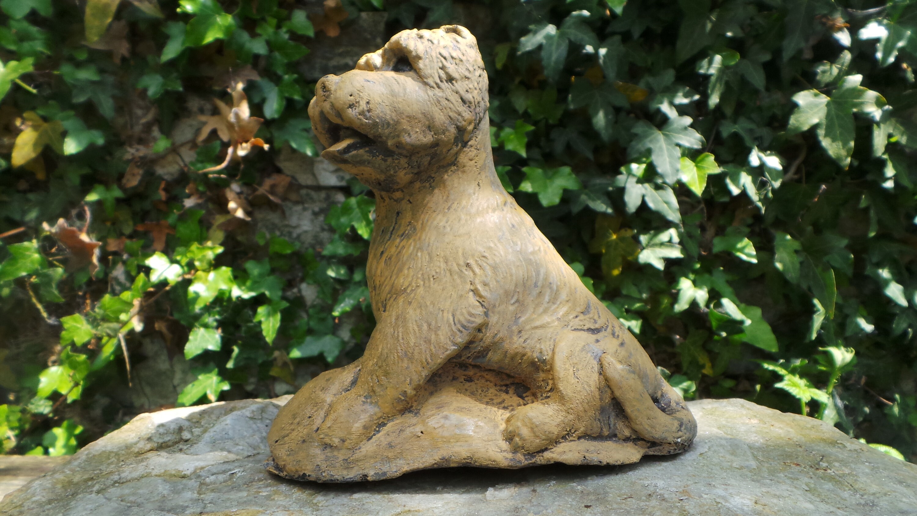 Petit Chien West Highland Terrier Cairn en Mémoire de Votre Meilleur Ami Ornement Jardin en Pierre R