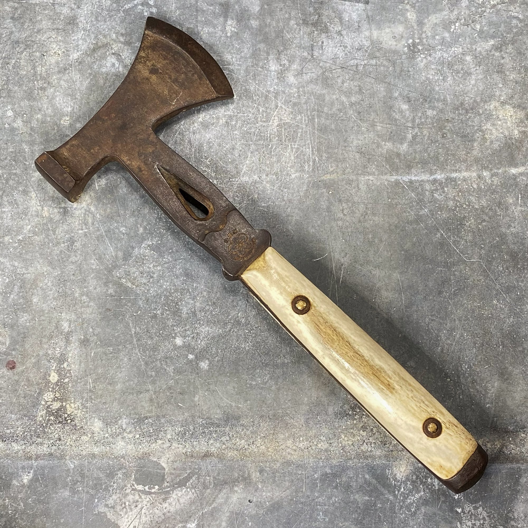 Old Japanese Hammer Axetool, Horn Handle, Plum Blossom Brand, Late Century Etsy