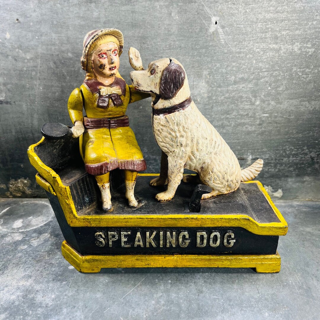 TIRELIRE MECANIQUE À Système En Fonte Oncle Sam EUR 69,00 - FR