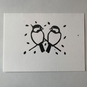 Block Prints - Love & Rock N Roll Misprint Print Set Linoleum Block