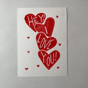 Block Prints - Love & Rock N Roll Misprint Print Set Linoleum Block