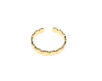 Minimalist Adjustable Gold Ring