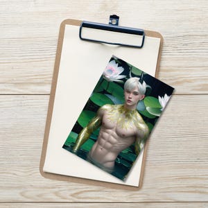 Thurex - postcard fantasy character perfect for postcrossing or mailing a friend.