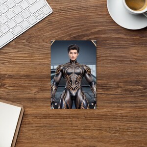 Velgor - postcard fantasy character perfect for postcrossing or mailing a friend.