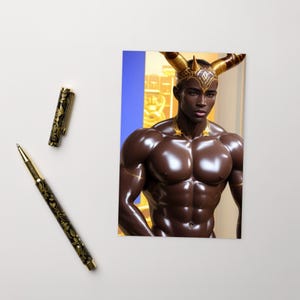 Darion - postcard fantasy character perfect for postcrossing or mailing a friend.